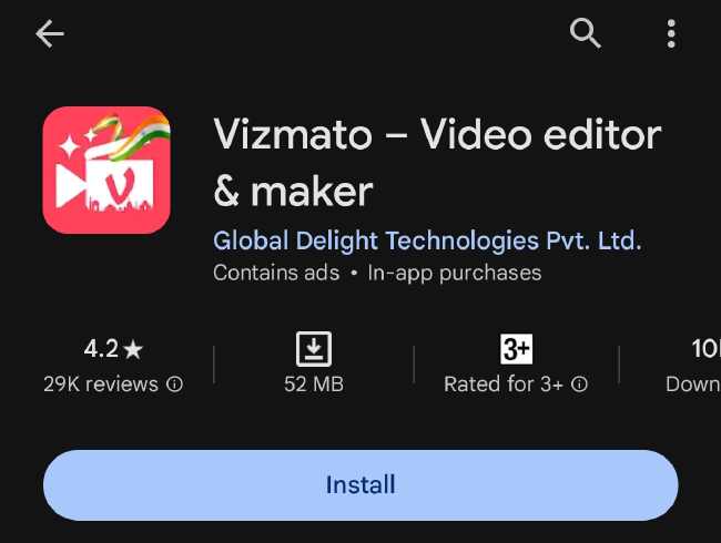 Vizmato-photo-se-video-banane-wala-app